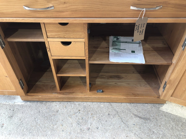 Oak Hidden Home Office Cupboard