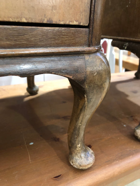 Pair of Art Deco Burr Walnut Bedside Tables