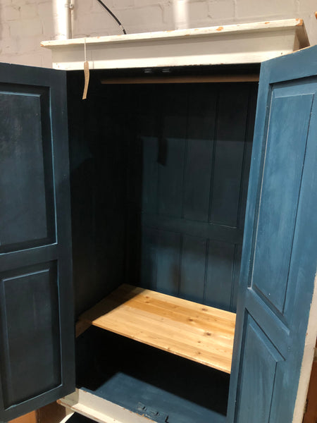 Solid Wooden White Wardrobe - GHC