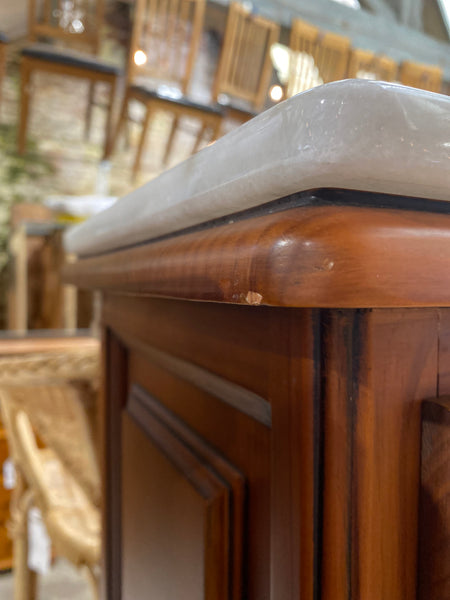 Pair of Marble Topped Bedside Tables