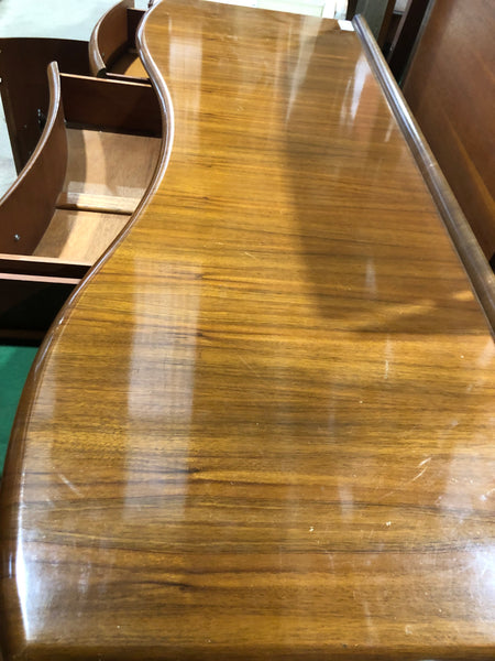 Art Deco Style Walnut and Teak Sideboard