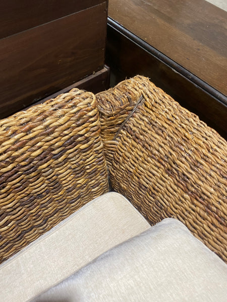 Pair of Wicker Armchairs