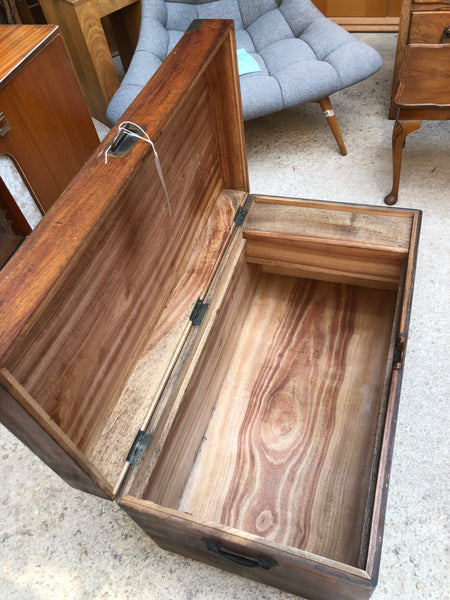 Victorian Camphorwood Campaign Trunk