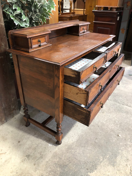 Vintage Oak Compact Sideboard