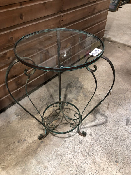 Wrought Iron Side Table