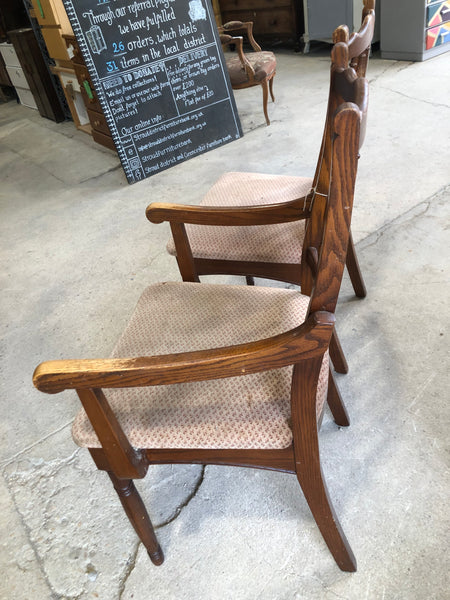 Set of 4 William Lawrence Chairs - 2 carver 2 dining