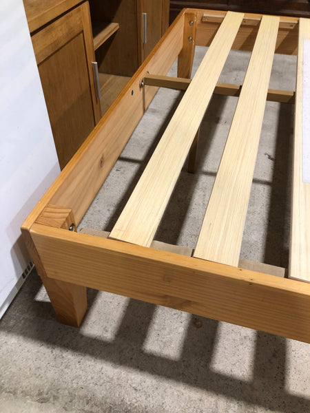 REF - Pine Low Double Bedframe