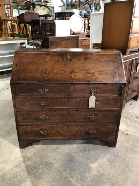 Large Antique Oak Bureau