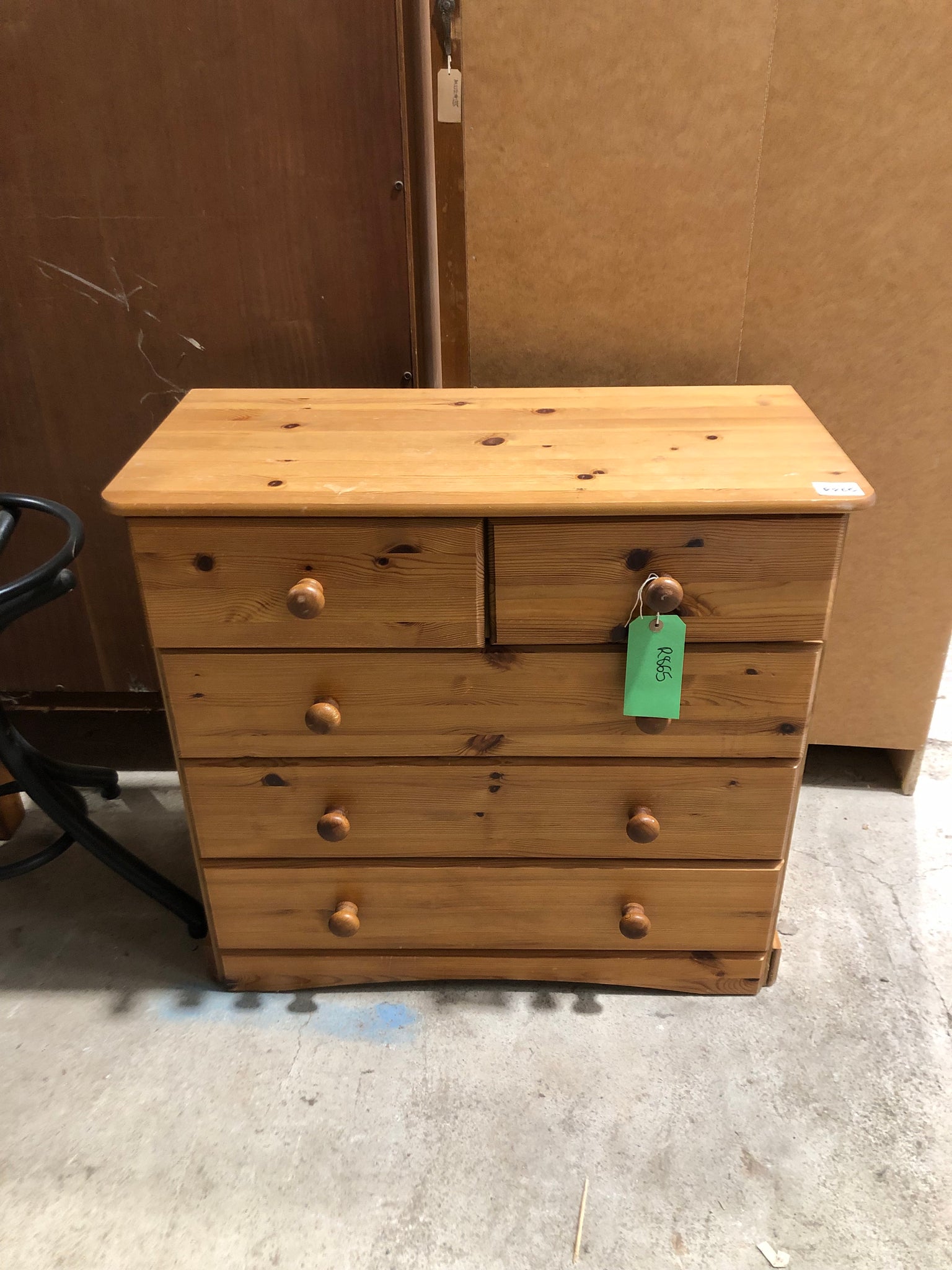 Small Pine Chest of Drawers - REF