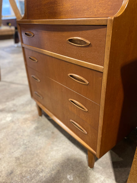 Vintage Mid Century Jentique Teak Writing Bureau