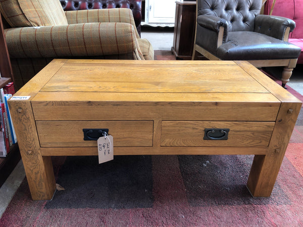 Solid Oak Coffee Table
