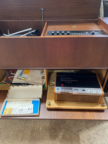 Mid Century Radiography Sideboard with cassette & turntable