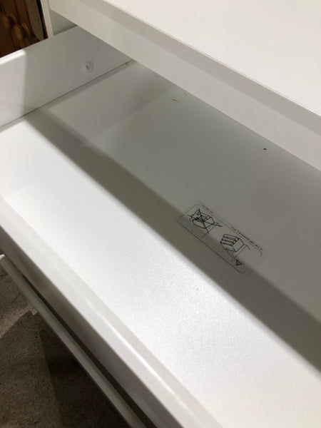 White IKEA Chest of 3 Drawers