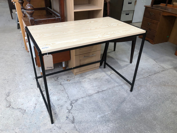 Veneer & Metal Desk