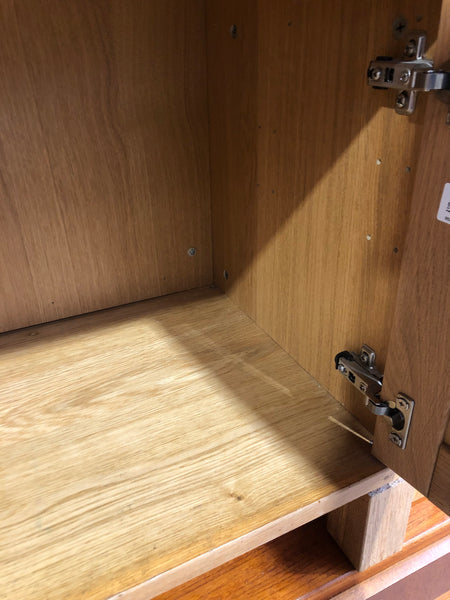 Oak Veneer Storage Cupboard