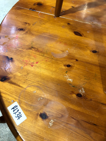 REF - Pine Dining Table & 4 Chairs