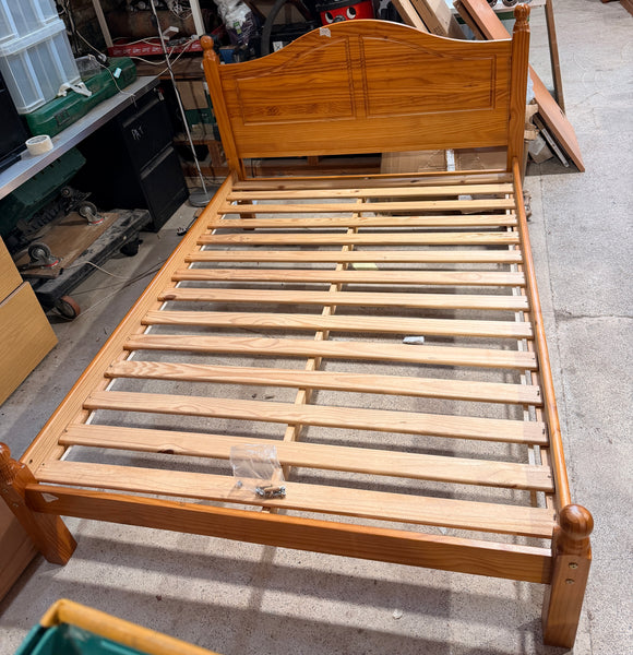 REF - Pine Double Bed Frame