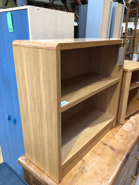 Small Oak Veneer Bookcase