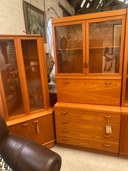 Mid century Teak Storage Chest Bureau Display Unit Turnbridge of London