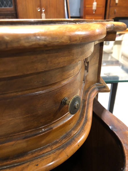 Antique Walnut Low Corner Cupboard