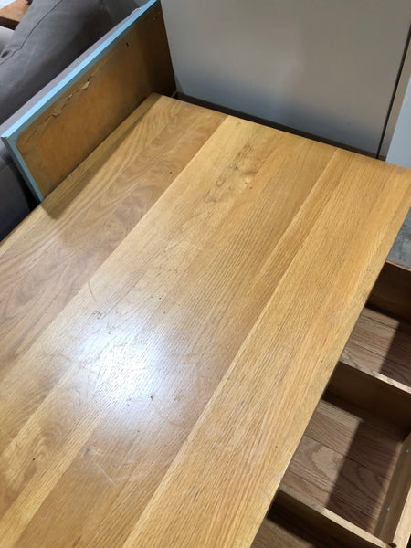 Large Oak TV Unit