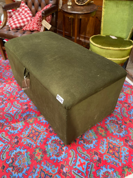GHC - Vintage Green Ottoman