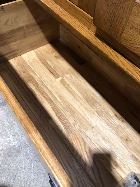 Solid Oak Double Wardrobe