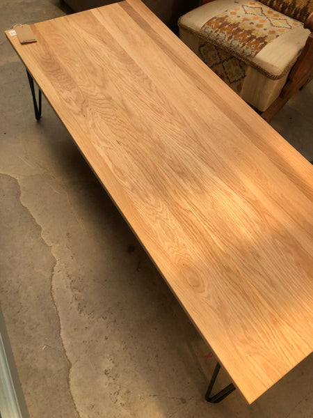 Industrial Oak Pin Legged Coffee Table