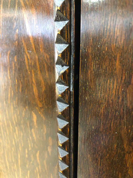 Vintage Oak Art Deco Wardrobe