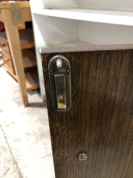 Vintage Art Deco Oak Compact Sideboard