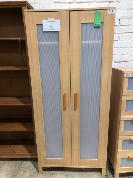REF - Pale Wardrobe With Translucent Panels