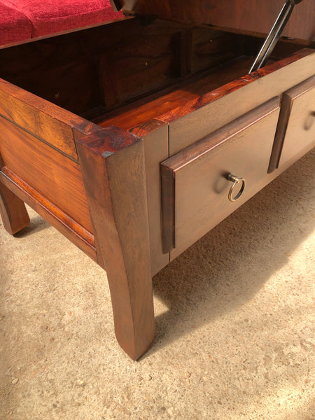 Solid Wooden Coffee Table with Storage