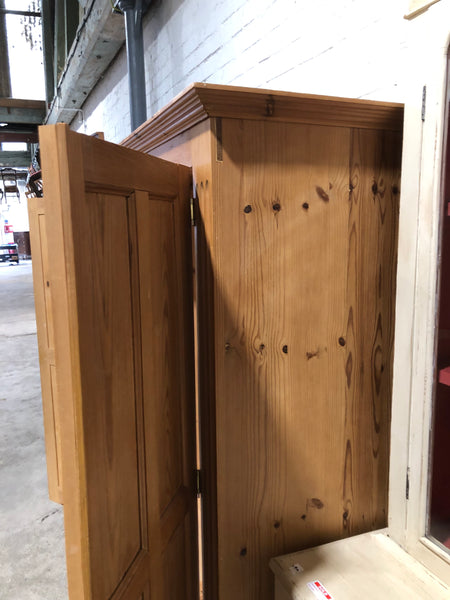 Solid Pine Double Wardrobe