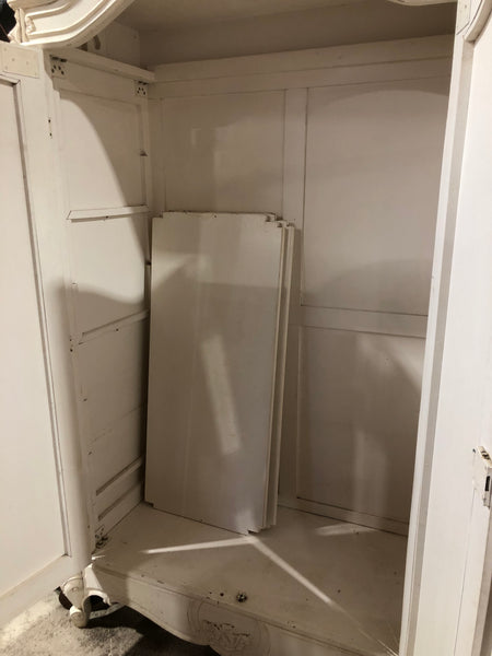 French Style Armoire Linen Press