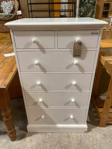 White Tallboy Chest of Drawers