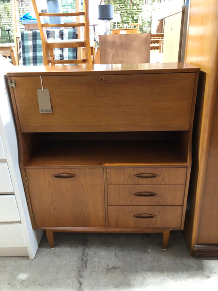 Mid Century Teak Bureau