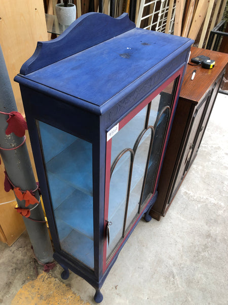 Upcycled Antique Display Cabinet