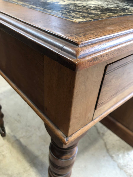 Vintage Oak Pedestal Desk