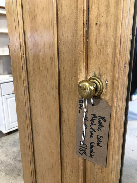 Rustic Pitch Pine Double Wardrobe GHC
