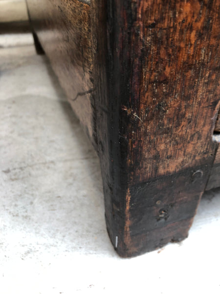 Antique Oak Mule Chest