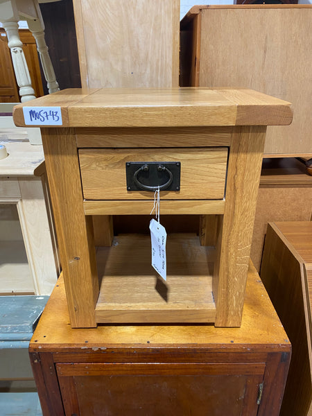 GHC - Oak Side Table & Drawer