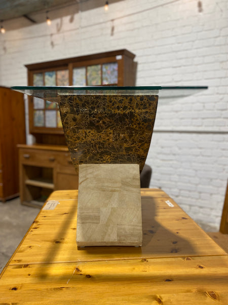 GHC - Vintage Tiled Marble Side Table By Tsaro