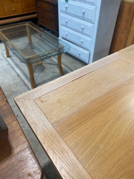 Large Extending Oak Dining Table