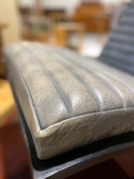 Nawana Ribbed Leather Lounger