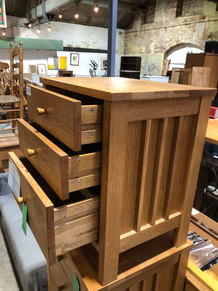 REF - Oak Bedside Table