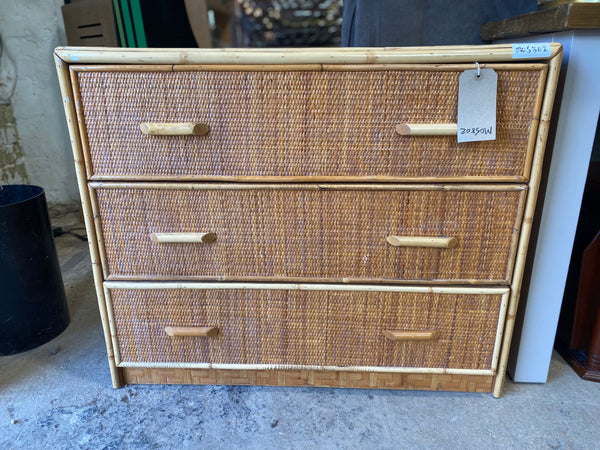 Rattan & Cane Chest of Drawers