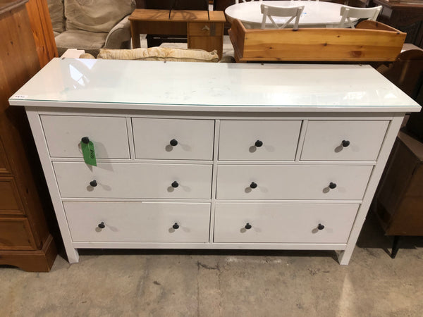 Large White Chest of Drawers - REF