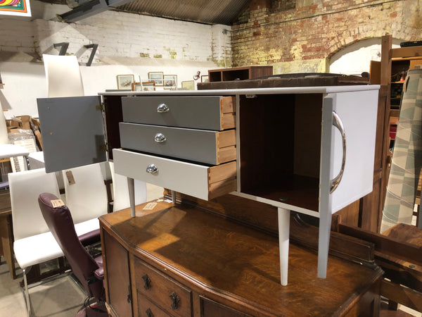 Grey Wooden Sideboard