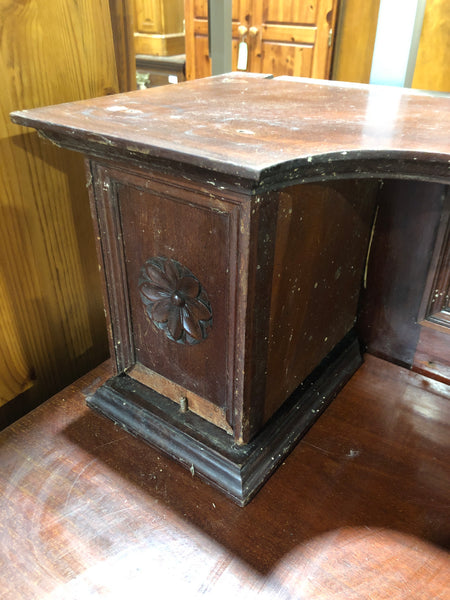 Antique Mahogany Carved Detail Sideboard