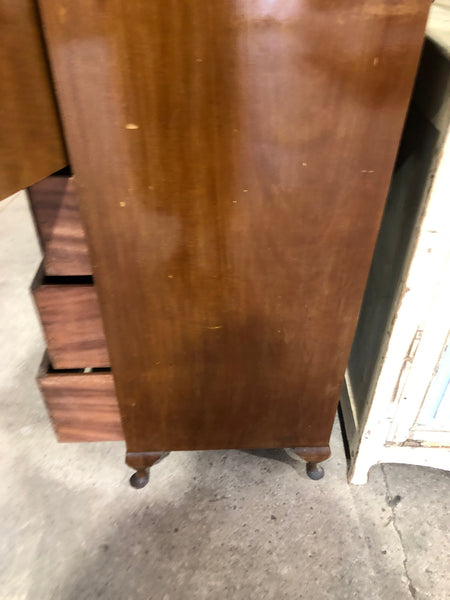 Vintage Tallboy Linen Cupboard with Drawers